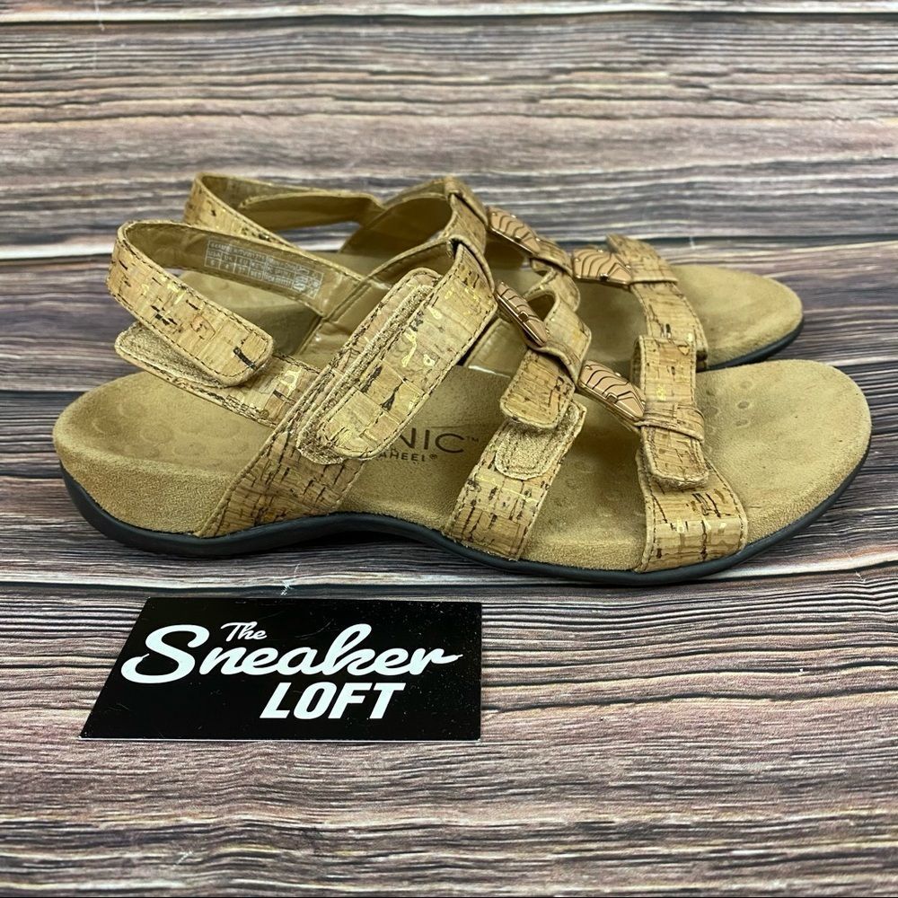 Vionic Amber Sandals Cork Slingback